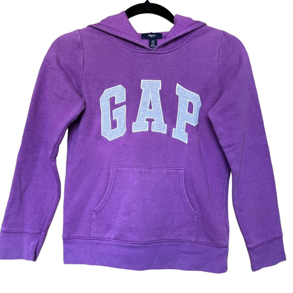 Gap purple logo hoodie